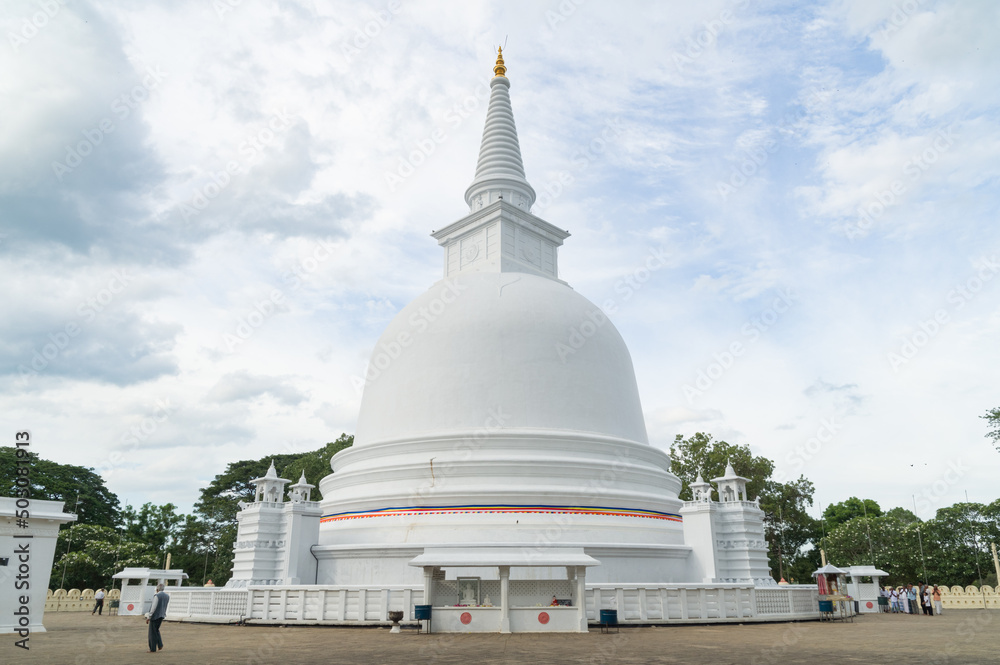 Mahiyangana Raja Maha Viharaya buddhist stupa, Sri Lanka