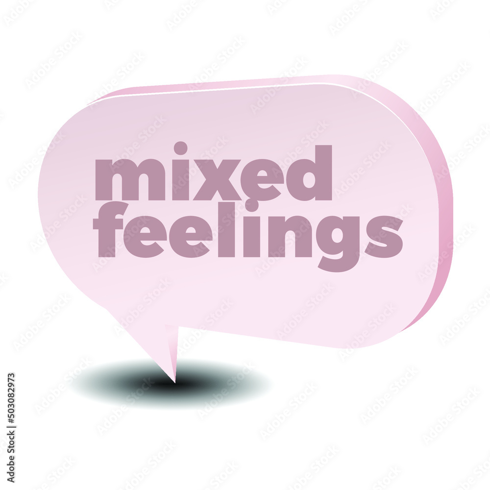 3d chat bubble short inspiration motivation love quote mixed feelings vector illustration 3d chat bubble short inspiration motivation love quote mixed feelings vector illustration