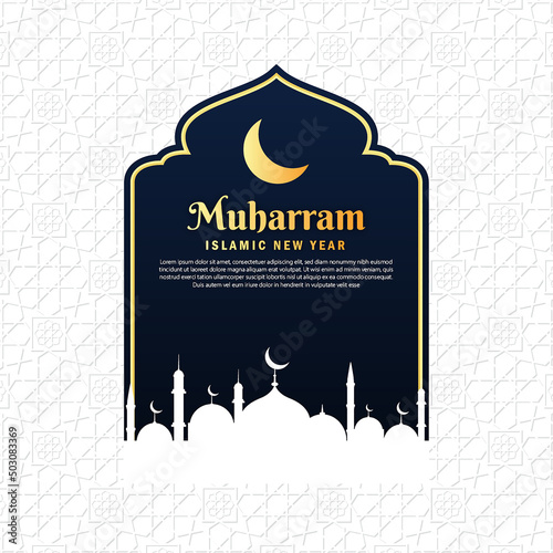 Islamic New Years Greeting Card