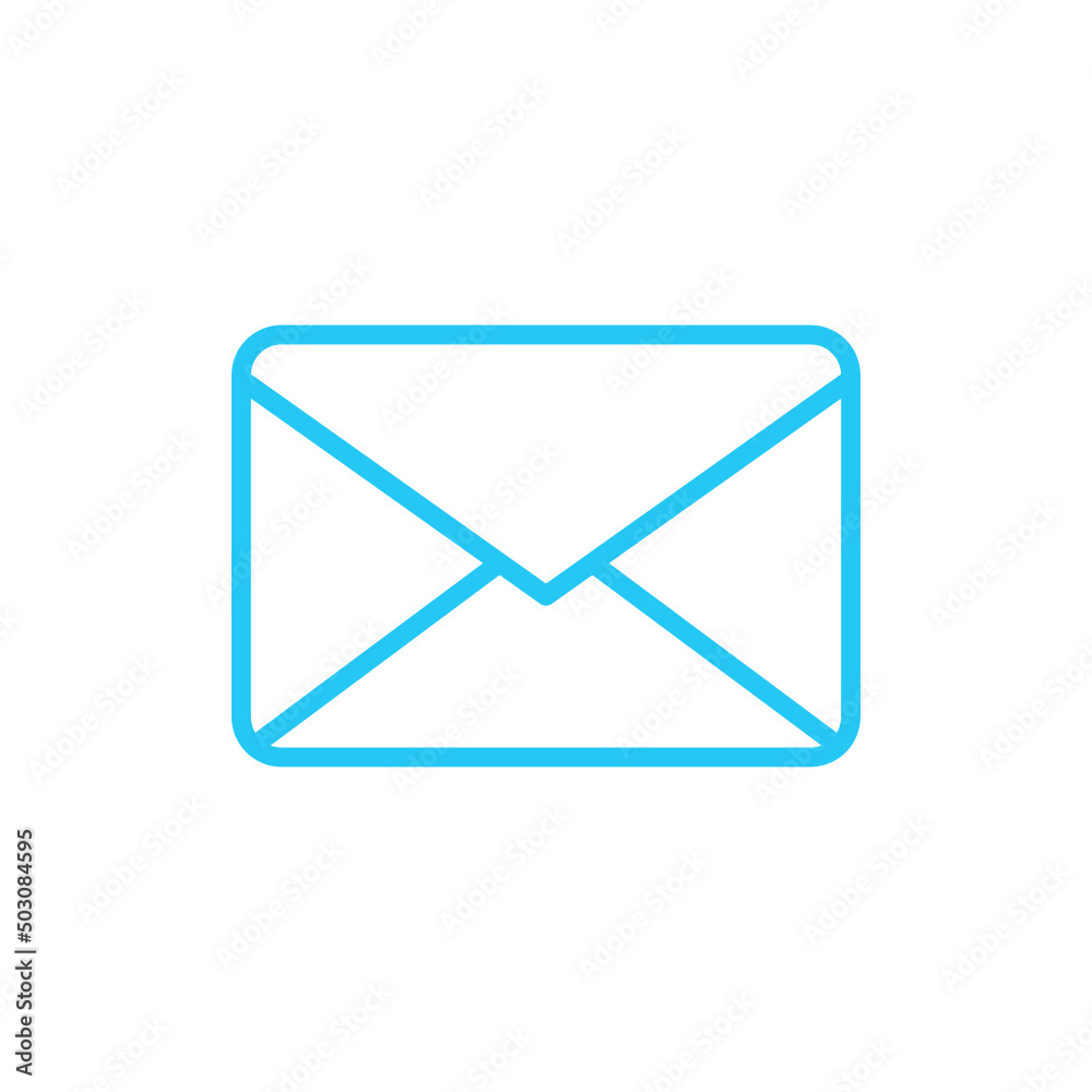 Isolated email icon. UI and UX element of app and web. It use analogous color scheme, created as simple as possible to achieve minimal size but the quality of vector graphic is still maintained. Isolated email icon. UI and UX element of app and web. It use analogous color scheme, created as simple as possible to achieve minimal size but the quality of vector graphic is still maintained.