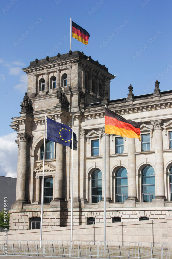 Obraz premium Berlino, Parlamento,Reichstag