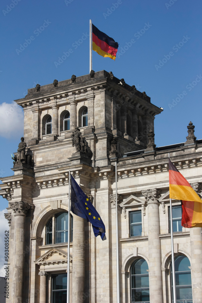 Obraz premium Berlino, Parlamento,Reichstag
