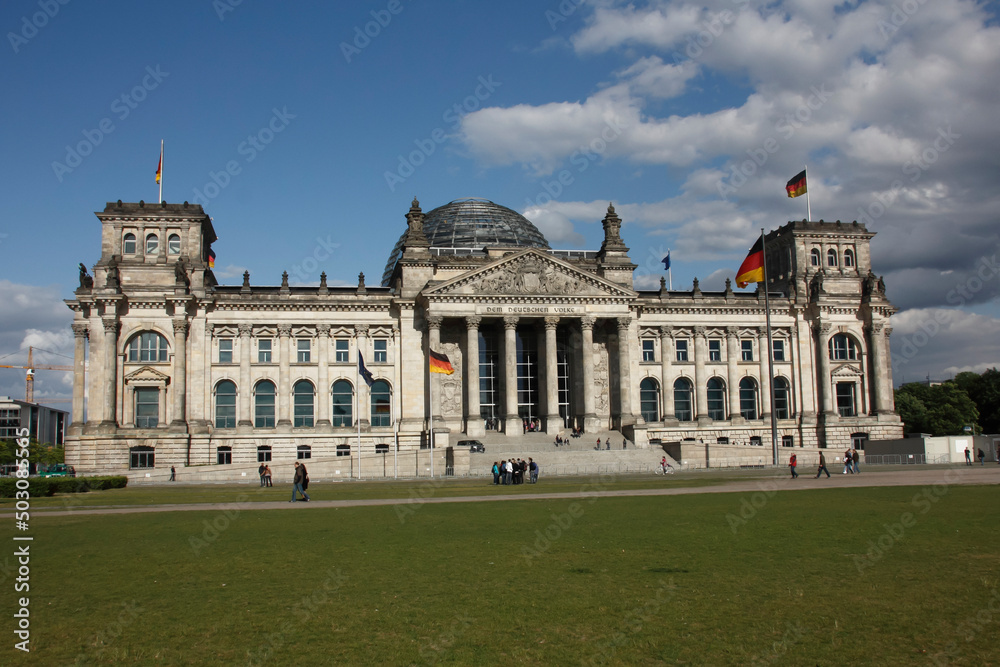 Naklejka premium Berlino, Parlamento,Reichstag