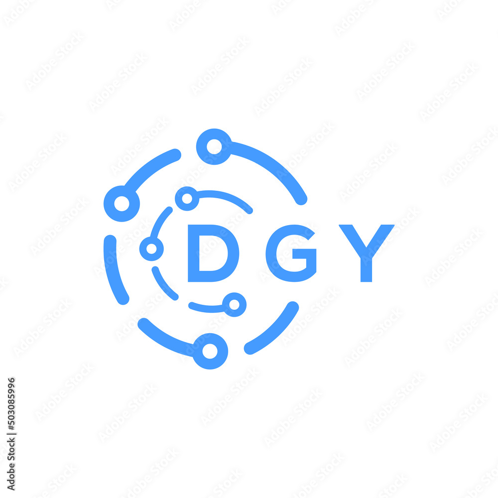 DGY technology letter logo design on white background. DGY creative initials technology letter logo concept. DGY technology letter design. DGY technology letter logo design on white background. DGY creative initials technology letter logo concept. DGY technology letter design.