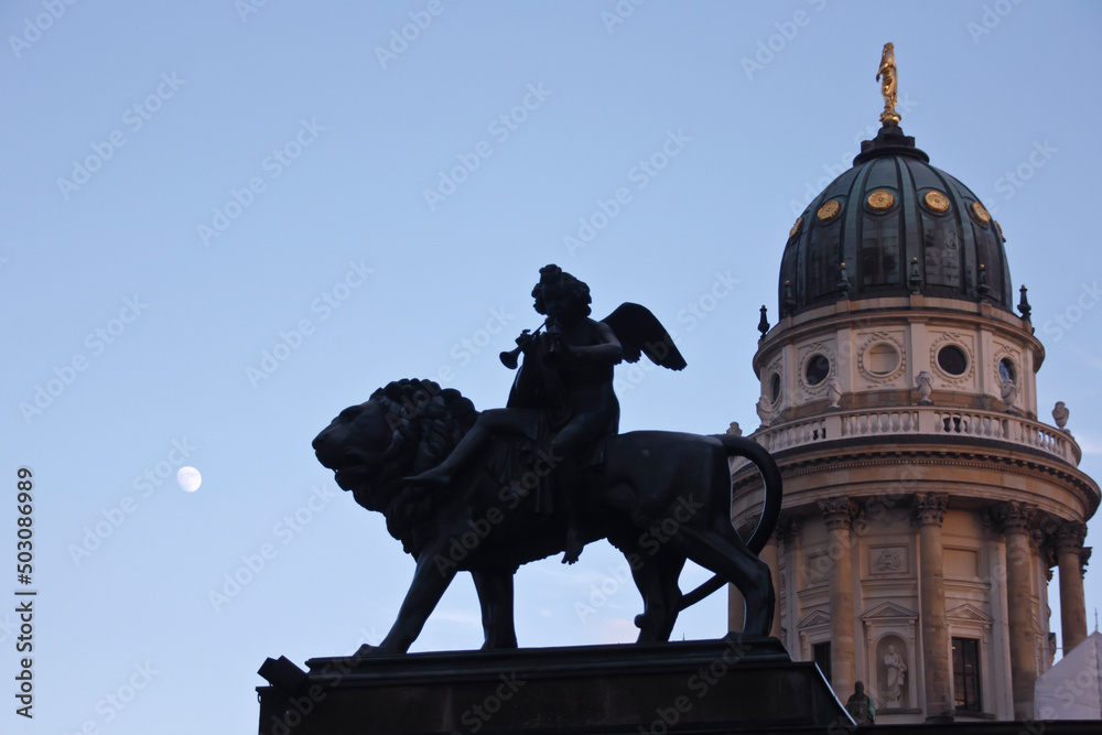 Obraz premium Berlino, piazza Gendarmenmarkt
