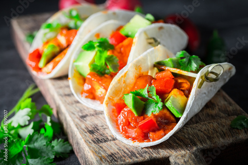 Healthy and tasty tacos as ...