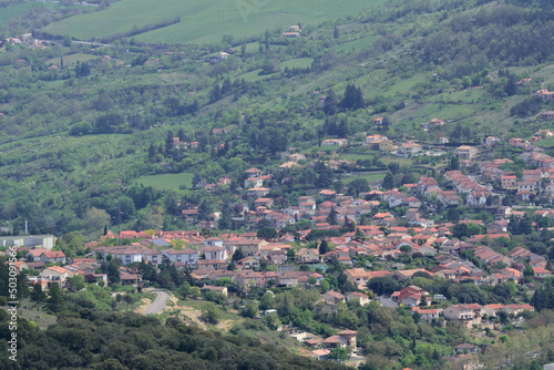 Millau village in the Occitanie region of Southern France