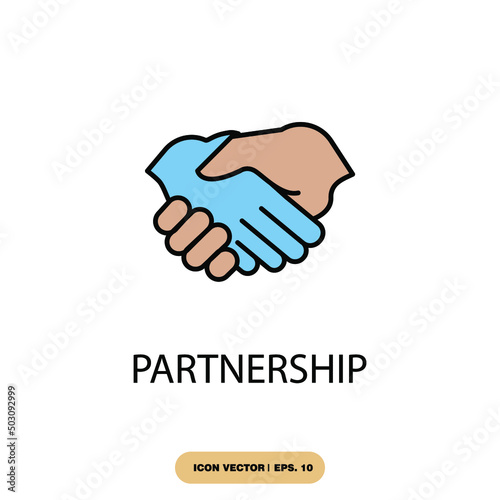partnership icons  symbol vector elements for infographic web © CHELSEA91
