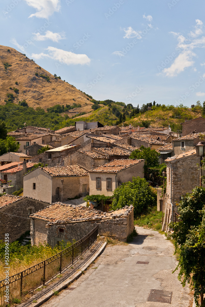 Fototapeta premium Civita di Bojano, Molise- antico borgo medievale