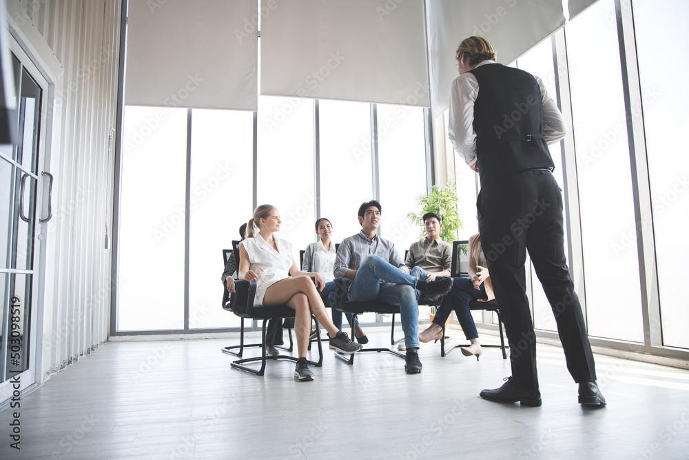 Meetings in meeting room present by businessman. Meetings in meeting room present by businessman.