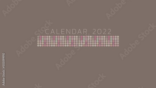A set of Calendars. Templates for design presentations. vector illustration.
