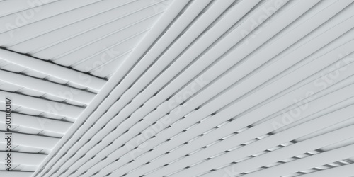 White light background. Abstract wallpaper. 3d Illustration