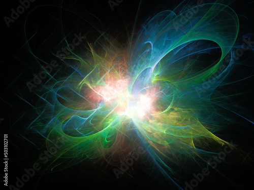 
surreal futuristic digital 3d design art abstract background fractal illustration for meditation and decoration wallpaper