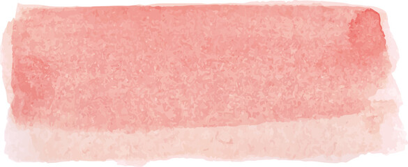 Peach brush stroke hand painted illustration. Watercolor background painted.