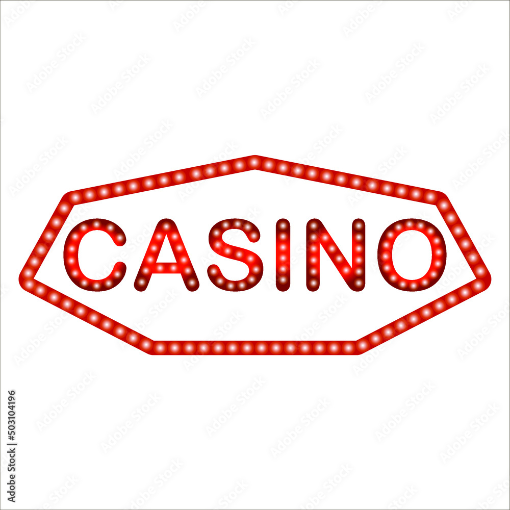 casino emblem vector illustration symbol