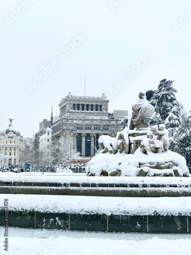 Snow in Madrid