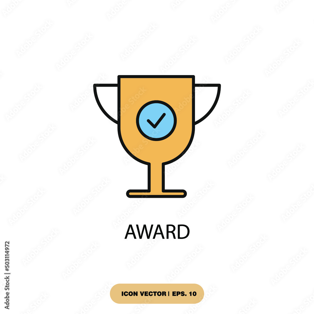 award icons symbol vector elements for infographic web award icons symbol vector elements for infographic web