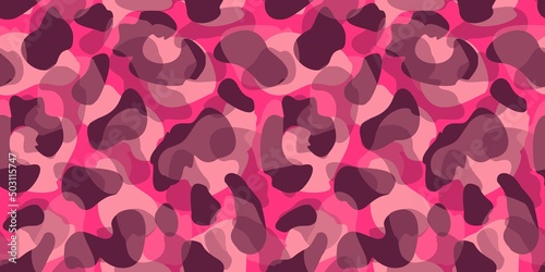 Creative leopard skin seamless pattern. Abstract wild african cats repeat illustration. Contemporary cheetah fur wallpaper