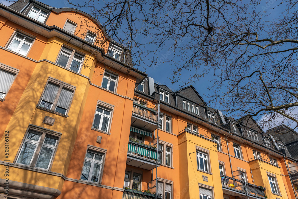 Altbauwohnungen im Frankfurter Stadtteil Bockenheim