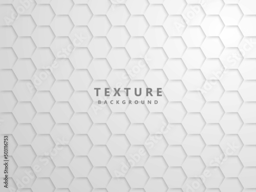  gray gradient abstract background with realistic hexagon texture pattern