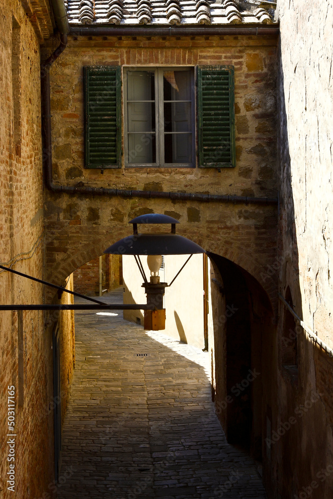 Buonconvento, medieval alleys