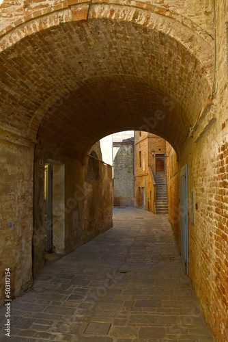 Buonconvento, medieval alleys