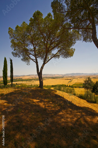 Val d Orcia  Toscana  Italy. Panorami