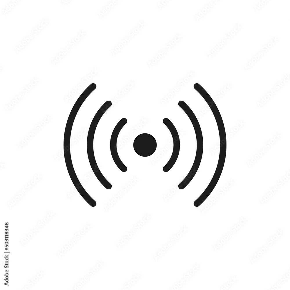 Smoke detector outline vector icon. Smoke alarm system Smoke detector outline vector icon. Smoke alarm system