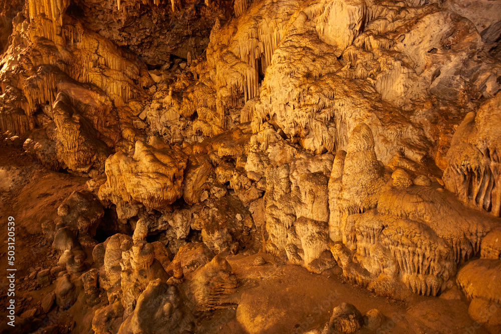 The caves in Antiparos, Cyclades Islands, Greece The caves in Antiparos, Cyclades Islands, Greece