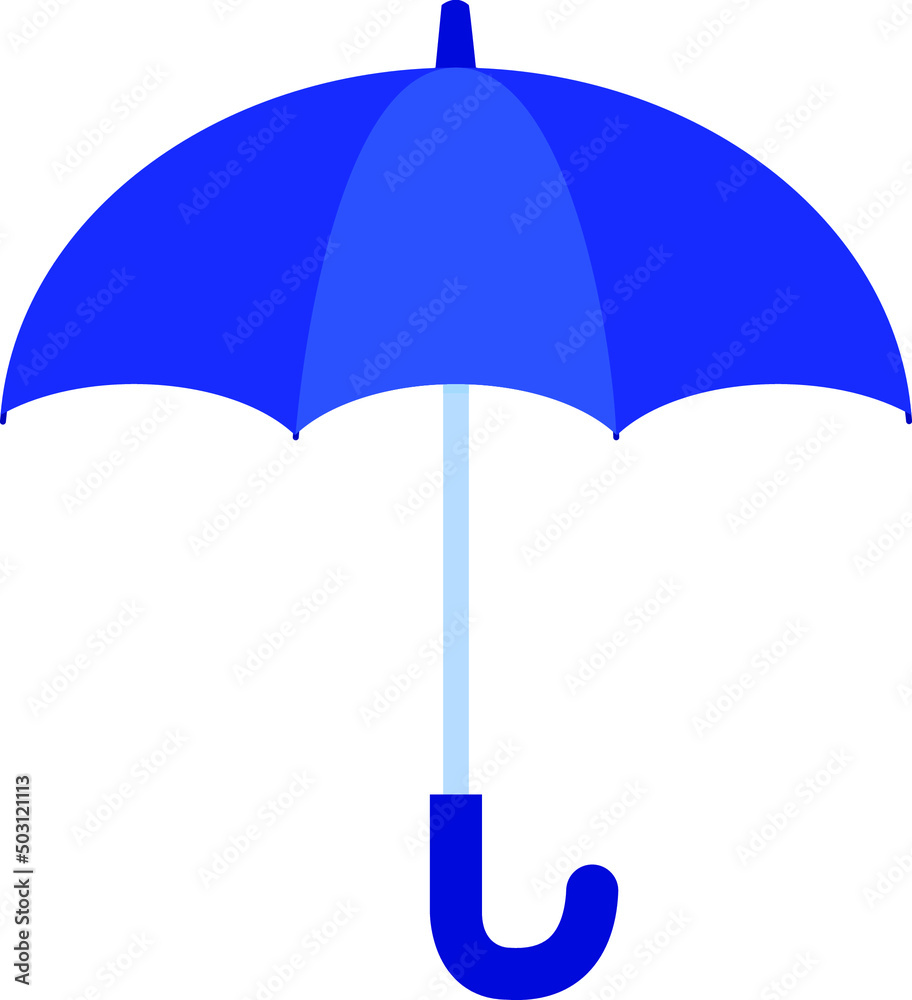 Illustration of a simple umbrella mark Illustration of a simple umbrella mark