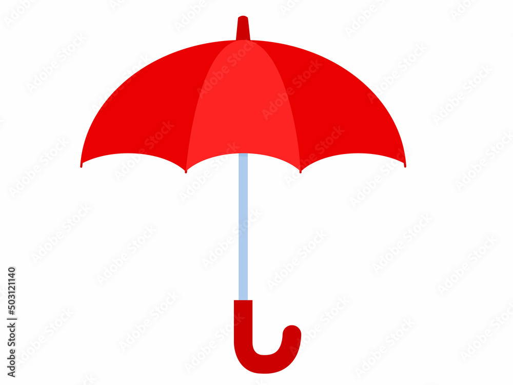 Illustration of a simple umbrella mark Illustration of a simple umbrella mark