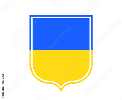 Free Download Ukraine Emblem Design Flag National Europe Abstract Symbol Vector illustration - GFXLoad