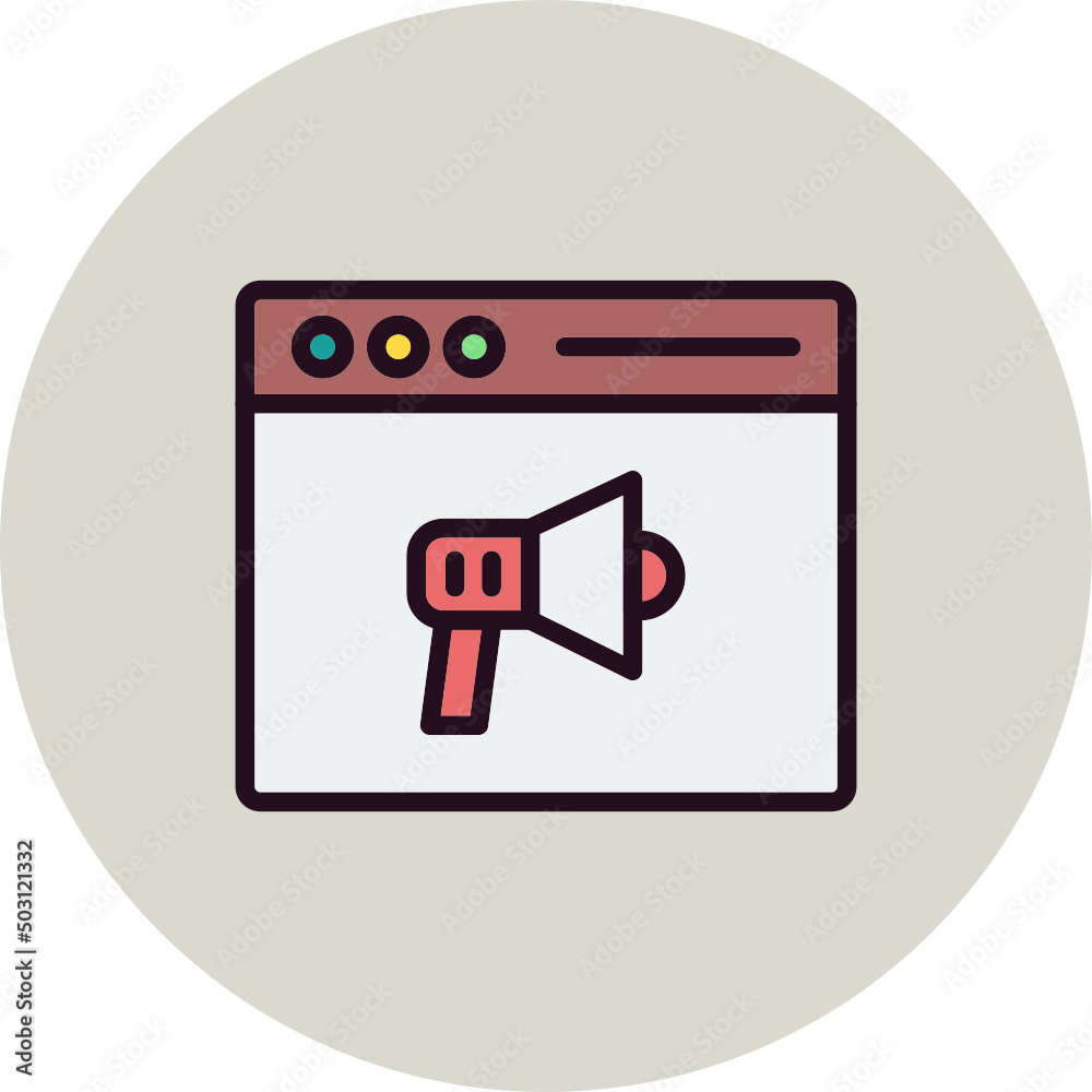 Content Marketing Icon Content Marketing Icon