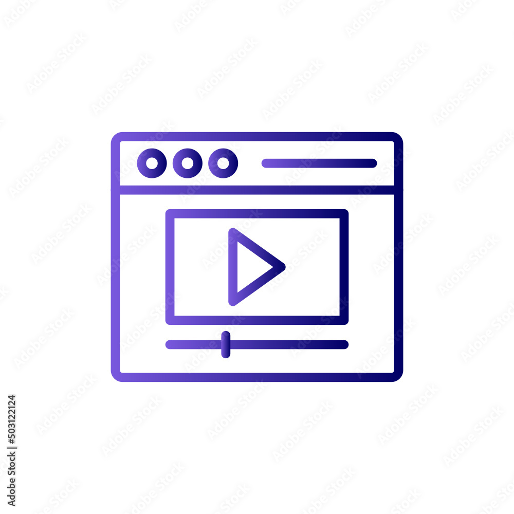 Video Marketing Icon Video Marketing Icon