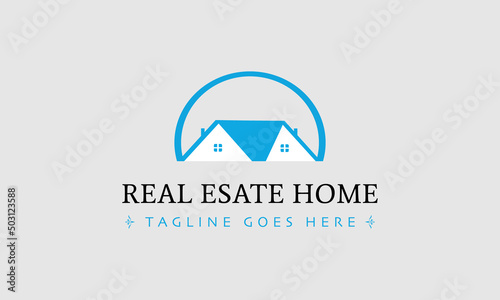 Real Estate Logo Design Vector. Creative building structure architecture, construction