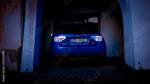Subaru in the tunnel