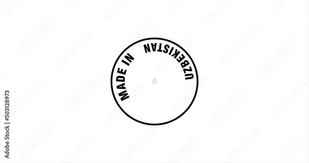 Made in Uzbekistan modern animation design Made in Uzbekistan modern animation design