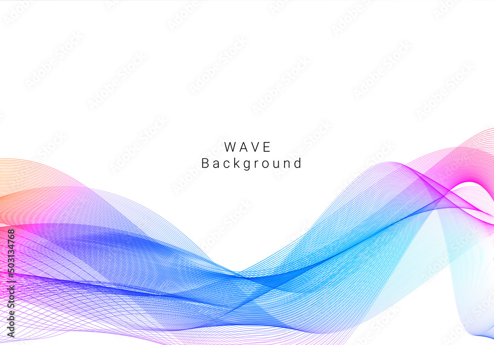 Colorful smoke wave design modern background Colorful smoke wave design modern background