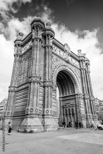 The Triumphal Arch of Barcelona, Catalonia, Spain