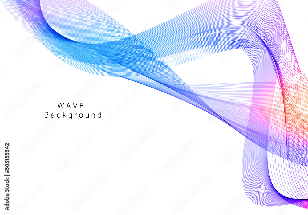 Colorful wave design modern background Colorful wave design modern background