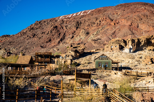 Photos View of Calico Ghost Town, Regional Park, California.