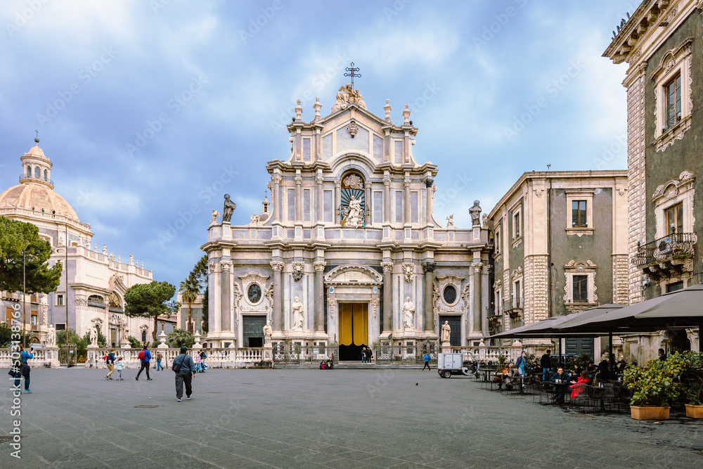 Facade of the Cathedral of Catania