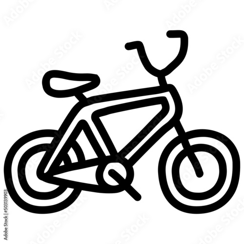 handdrawn bmx icon