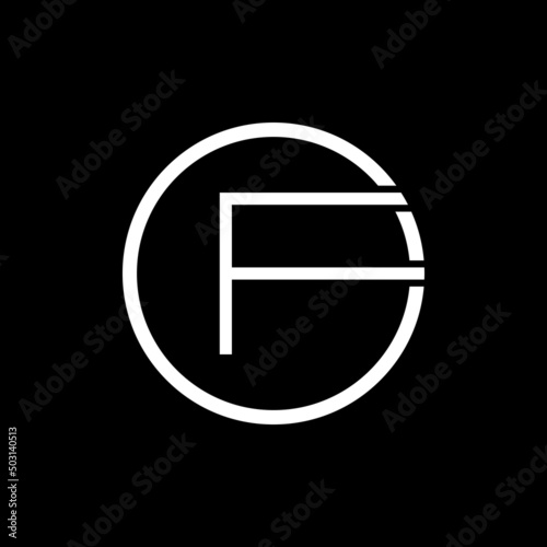 Initial F Letter Logo Design Vector Template. Abstract Letter F Logo Design Vector Illustration.