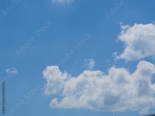 Beautiful white clouds in a blue sky. Sky and clouds. blue sky background with clouds