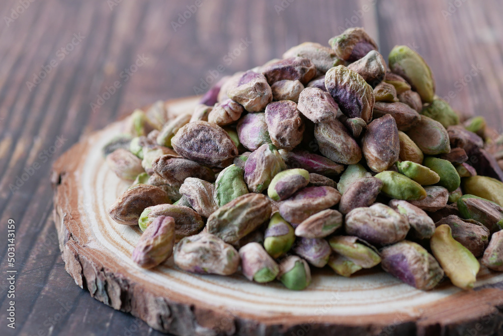 detail shot of pistachios nut on in bowl detail shot of pistachios nut on in bowl