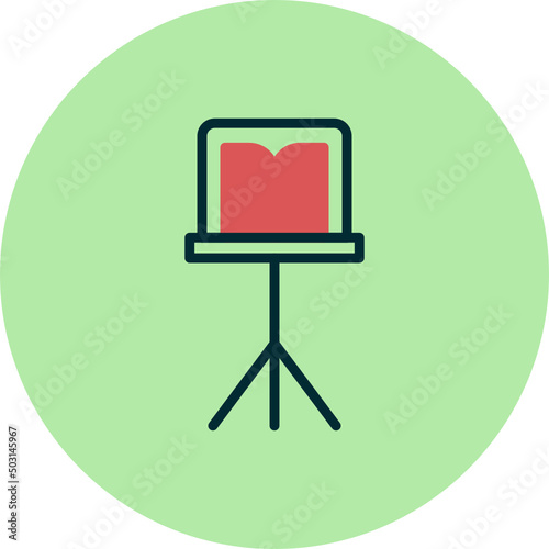 Music Stand Icon