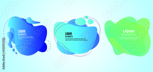 Colorful vector illustration with three bubbles with dummy texts