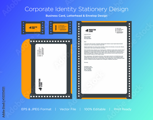 Corporate identity stationery design