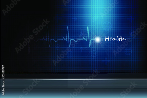 Pattern of a screen that looks realistic  isolated on blue background